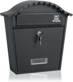 Outdoor lockable parcel delivery box in durable finish